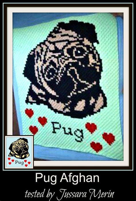 Go cross stitch crazy with our huge selection of free cross stitch patterns! Love Pug Blanket Crochet pattern by Kim L | Crochet ...