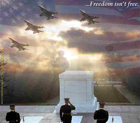 The idiom may be used as a rhetorical device. Sharrahug's Sweet Blessings: Freedom isn't free