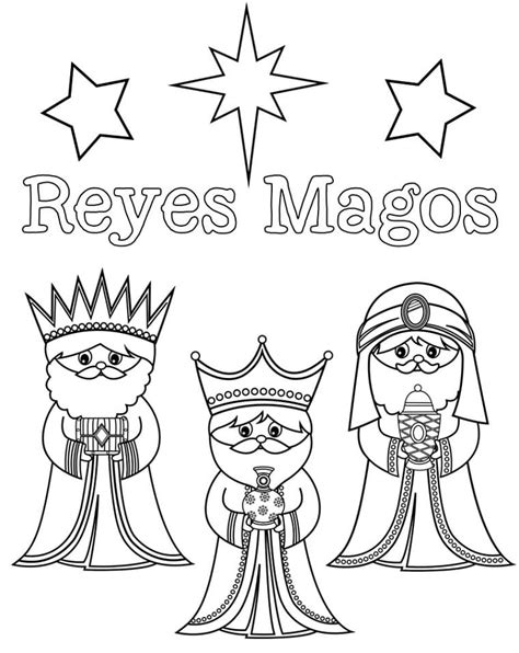 Descubre Los Mejores Dibujos De Reyes Magos Para Colorear