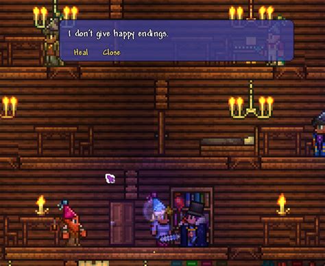 The Nurse Has Some Funny Lines X Terraria
