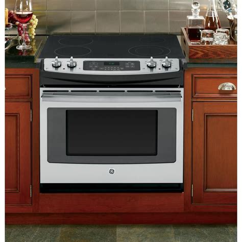 Ge 44 Cu Ft Drop In Electric Range With Self Cleaning Oven In