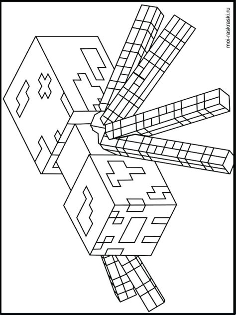Minecraft Charged Creeper Coloring Pages - Creepers, Minecraft and