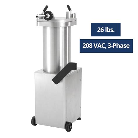 Talsa F14s26 All Stainless Hydraulic 26 Lb Sausage Stuffer 3 Phase