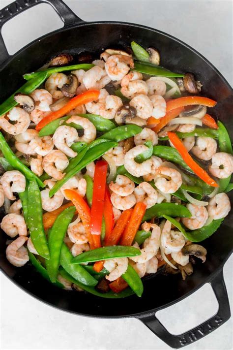 Garlic Shrimp Stir Fry Carmy Easy Healthy Ish Recipes