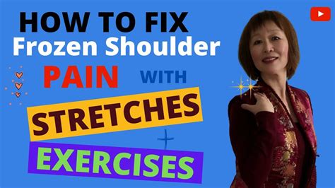 How To Fix Frozen Shoulder Pain With Stretches Exercises Youtube 2021