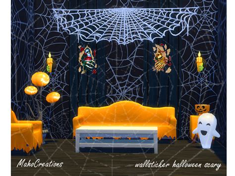 Wallsticker Halloween Scary For Sims 4 All In One Photos