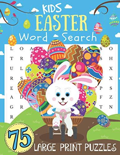 Kids Easter Word Search Puzzles 75 Large Print Easter Word Finds