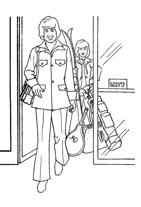 Children's fashion clothing from the 1980s featuring and example for boys and girls clothes with examples from each year in the 1986 girls clothes price: Donny and Marie Page 9 Coloring Book | 1980s pop culture ...