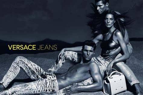 Edward Wilding And Kacey Carrig Pose For Versace Jeans Springsummer 2013 Campaign The Fashionisto
