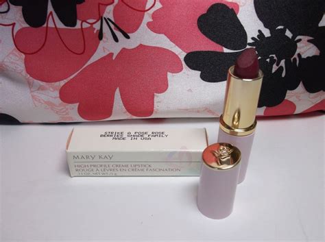 Vintage Mary Kay High Profile Creme Lipstick Strike A Pose Rose Nib