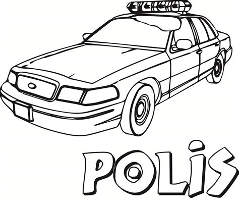polis araba çizimi