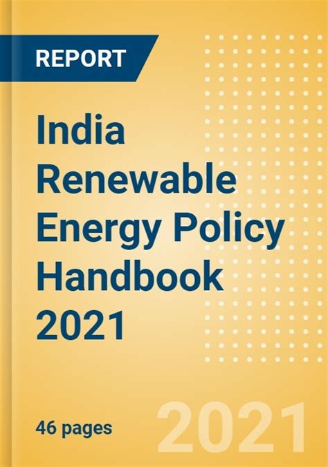 india renewable energy policy handbook 2021
