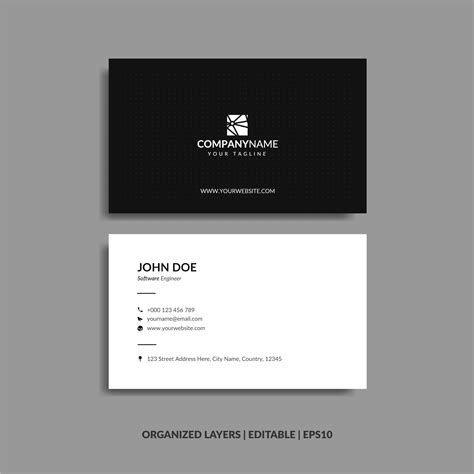 Diallo A Modern Business Card Design With Sleek And Minimal Font — The