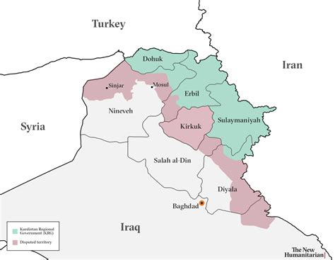Iraqi Kurdistan Map The New Humanitarian