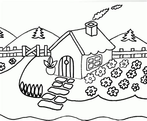 Paisajes Para Dibujar Y Pintar Az Dibujos Para Colorear