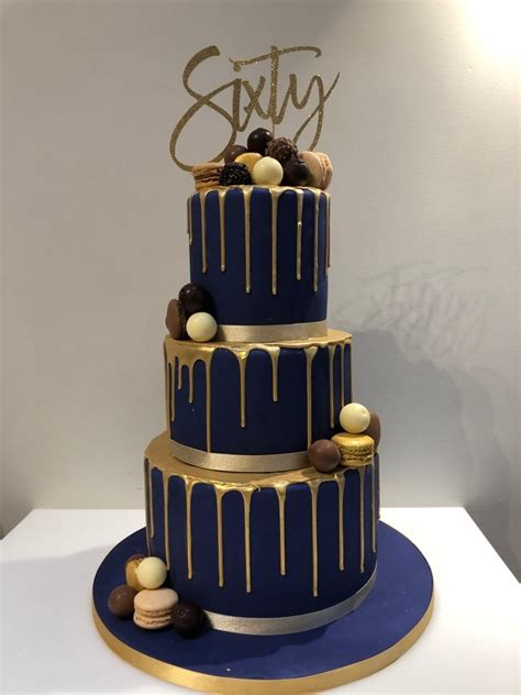 60th Birthday cake london – Etoile Bakery