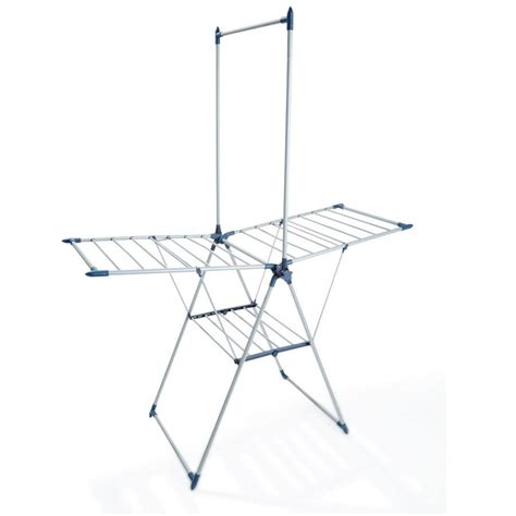 Symple stuff garment rack providing ample room for clothes storage. Winged Clothes Airer with Garment Rack | Kmart