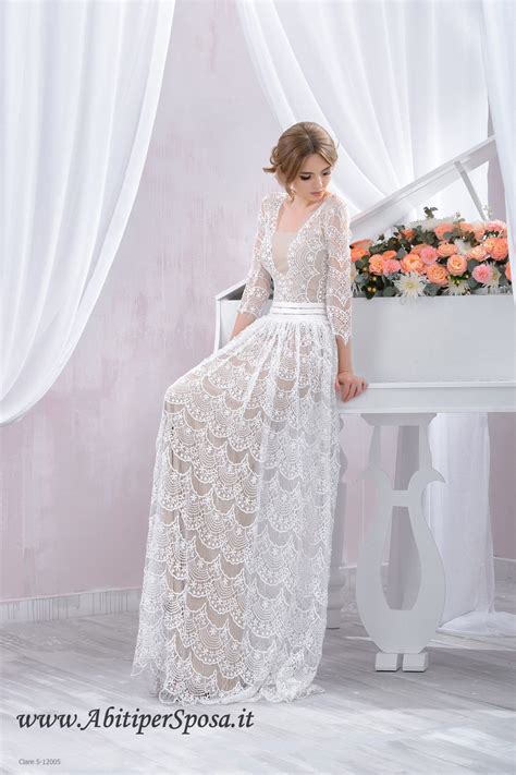 Trova gli abiti da sposa economici online in italia? Abito da sposa shabby Chic modello Clare | AbitiperSposa ...