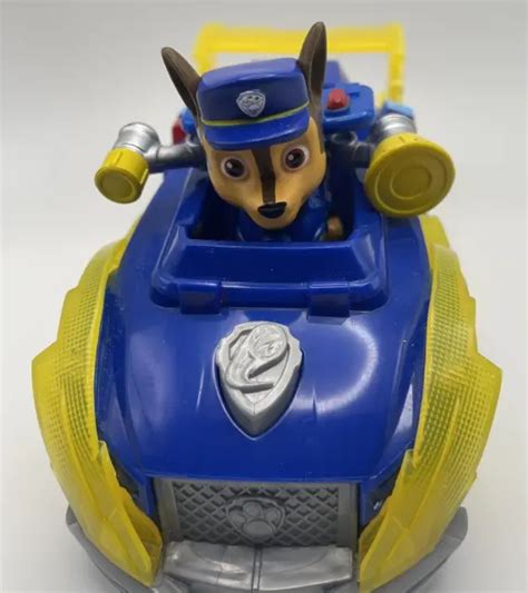 Paw Patrol Mighty Pups Super Paws Chase Vehicle W Lights And Sounds W