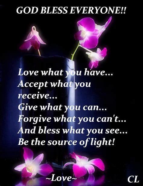 For man, we are told, lives not by bread alone but by every word that proceeds from the mouth of god. May God Bless You Quotes. QuotesGram
