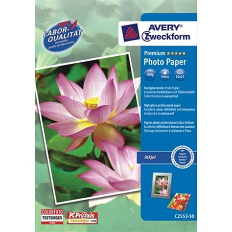 Modificări în activitatea bns în legătură cu starea de urgență instituită în republica moldova. Avery Zweckform C2553-50 Premium Inkjet Photopapier ...