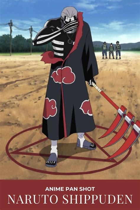 Naruto Shippuden Anime Panshot Of Hidan Akatsuki Member Naruto