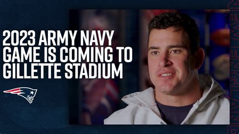 Army Navy Football Game Is Coming To Gillette Stadium In 2023 Youtube