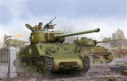 Tank Sherman 76mm Ww2 Tanks American M4