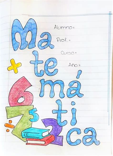 Carátulas De Matemáticas Para Colegio Recursos Educativos Para Maestros