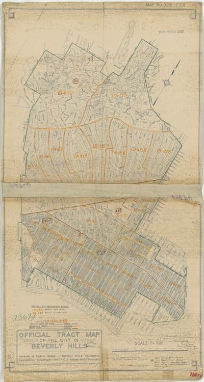 1950 Census Enumeration District Maps California Ca Los Angeles