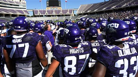 High football is working hard this year! TCU Football: Spring game gives glimpse of 2018 roster ...