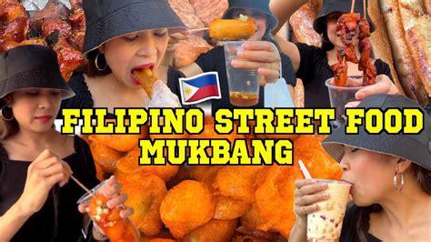 filipino street food mukbang 🇵🇭 youtube