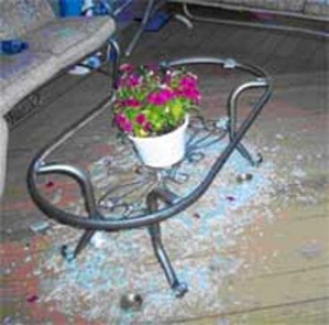 Martha stewart harley reclaimed wheat round accent table. Sounds of Summer: Martha Stewart Tables Shattering