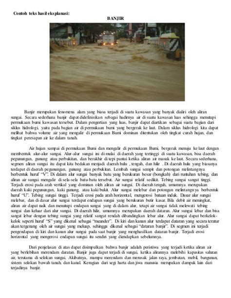 Teks Eksplanasi Banjir Beserta Strukturnya Homecare24