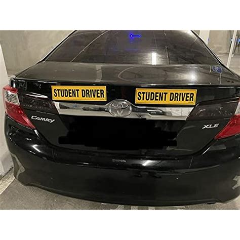 Totomo Student Driver Sticker For Car Large 12x3 Ubuy India