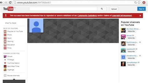 Youtube Suspends Prime Minister Tony Abbotts Youtube Account