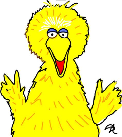 Big Bird Drawing | Free download on ClipArtMag