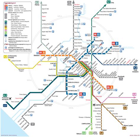 Mappa Metropolitana Roma 2016