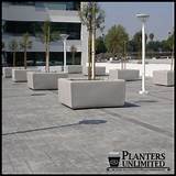 Commercial Large Planters Photos