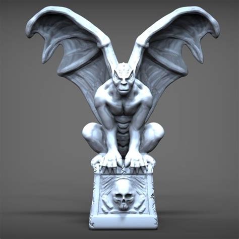 Obj File Gargoyle・template To Download And 3d Print・cults