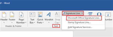 How To Insert A Signature Line In Microsoft Word My Microsoft Office Tips