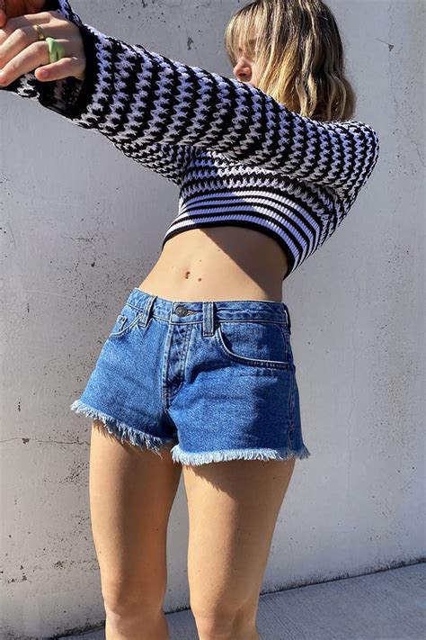 Low Rise Denim Shorts Collection 2021 Subdued
