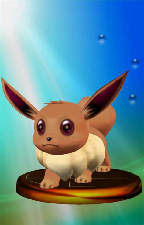 Imagen Trofeo De Eevee Ssbmpng Smashpedia Fandom Powered By Wikia