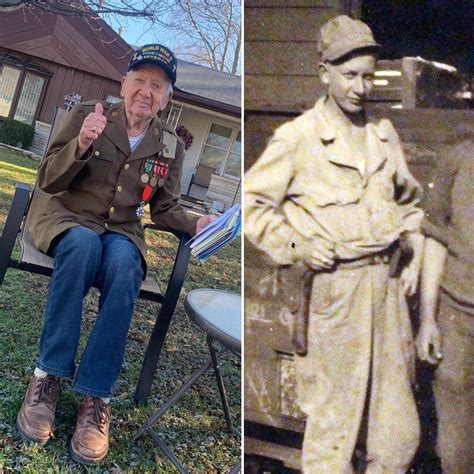 happy 97th birthday to wwii veteran edwin e gene neeley gene served in the 5th army and was