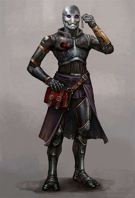 Warforged Dungeons And Dragons Characters Fantasy Character Design