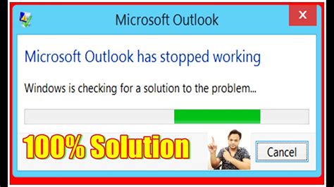 Fix Outlook Not Responding Stuck At Processing Stopped Working Freezes Or