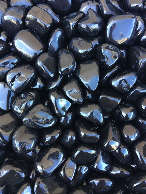 Tumbled Stones : Obsidian Black CH Tumbled Stone 250g