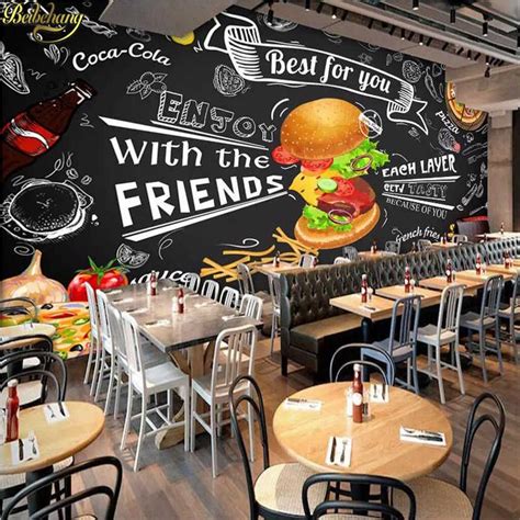 Pin By Annarose Tiña On Murals Fast Food Restaurant Fast Food