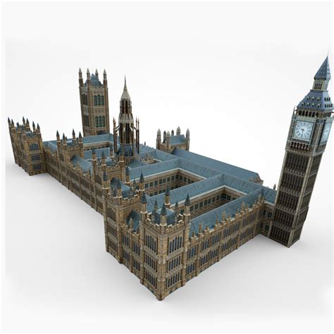 Westminster Abbey Palace Of Westminster 3d Model 50 C4d Fbx Ma