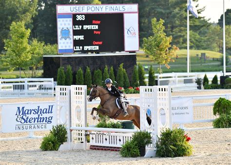 Champions Crowned At 2021 Usef Pony Finals Presented By Honor Hill